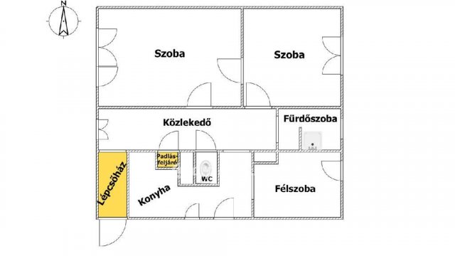 Eladó téglalakás, Egercsehiben 10.3 M Ft, 2+1 szobás