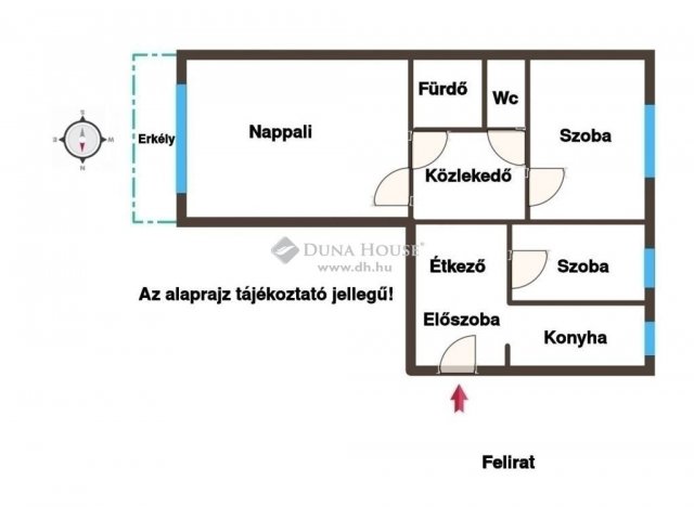 Eladó panellakás, Budapesten, XIX. kerületben 53.5 M Ft, 3 szobás