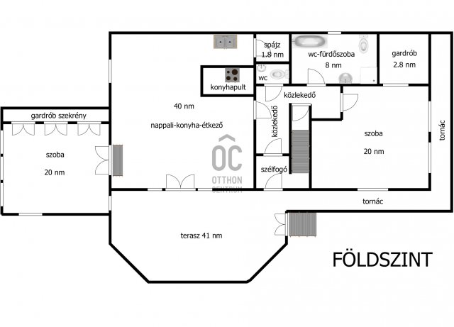 Eladó családi ház, Túristvándiban 93.9 M Ft, 8 szobás