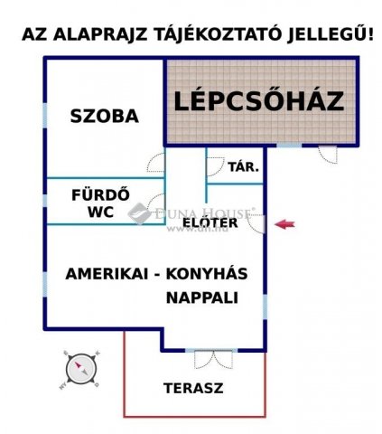 Eladó téglalakás, Monorierdőn 53.9 M Ft, 2 szobás