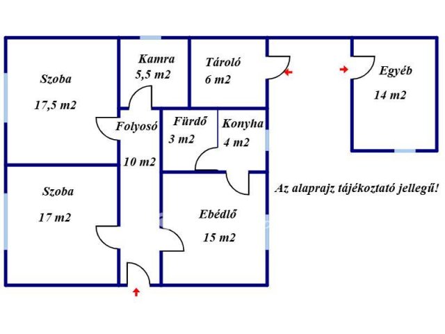 Eladó családi ház, Kevermesen 9.9 M Ft, 2 szobás