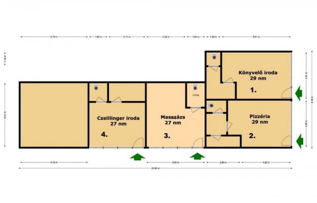 Eladó üzlethelyiség, Százhalombattán 112 M Ft, 4 szobás
