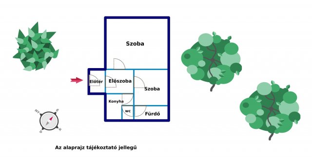 Eladó családi ház, Tatabányán, Eszperantó utcában 33 M Ft