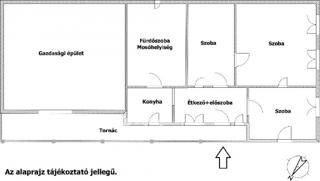 Eladó családi ház, Deszken 39 M Ft, 3 szobás