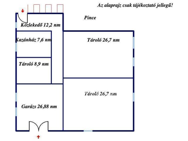 Eladó családi ház, Dánszentmiklóson 58 M Ft, 2+1 szobás