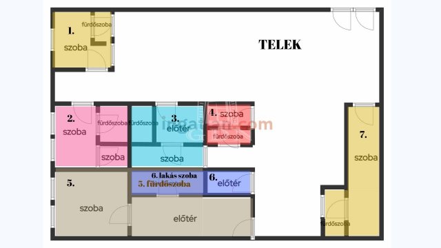 Eladó téglalakás, Budapesten, XV. kerületben 95 M Ft, 7 szobás