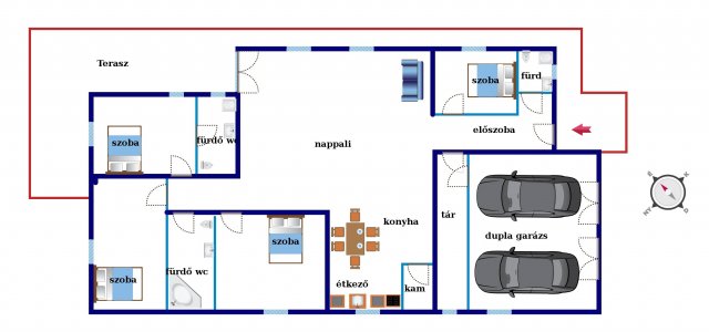 Eladó családi ház, Érden 136.5 M Ft, 6 szobás