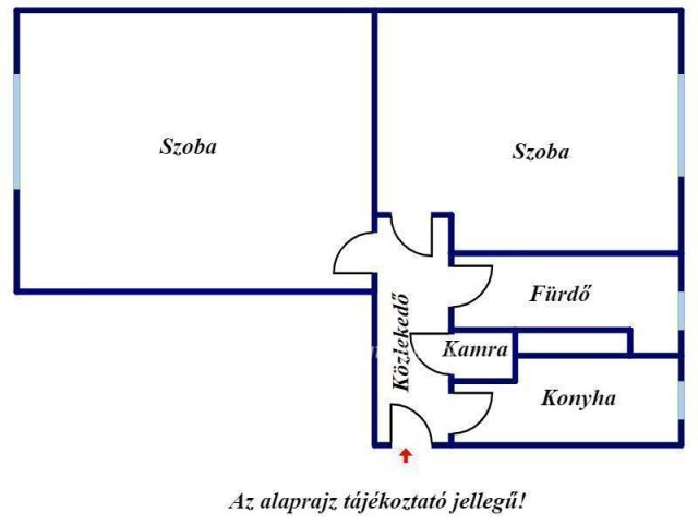 Eladó téglalakás, Szegeden 38.9 M Ft, 2 szobás