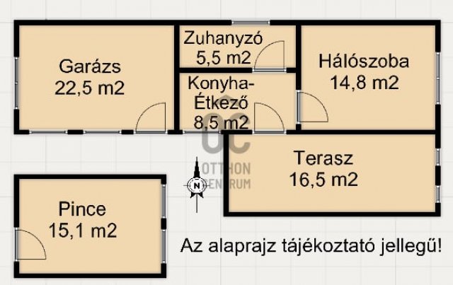 Eladó családi ház, Nagykanizsán 13.99 M Ft, 1 szobás