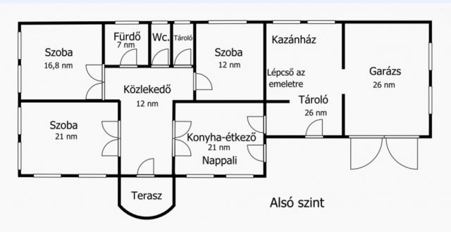 Eladó családi ház, Pátyon, Petőfi utcában 89 M Ft, 6 szobás