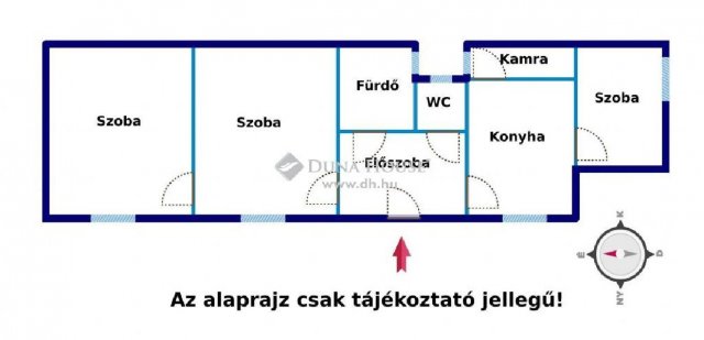 Eladó téglalakás, Budapesten, V. kerületben 87 M Ft, 3 szobás