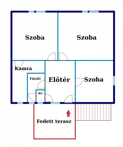 Eladó családi ház, Miskolcon, Andor utcában 59 M Ft, 4 szobás