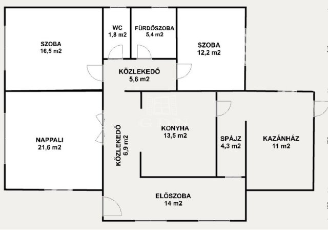 Eladó családi ház, Iszkaszentgyörgyön 72.99 M Ft, 3 szobás