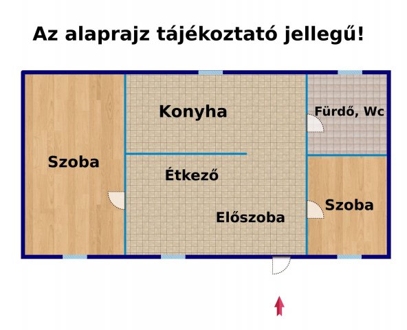 Eladó családi ház, Tótvázsonyban 62.45 M Ft, 2 szobás