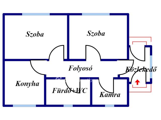 Eladó családi ház, Komádiban 9.9 M Ft, 2 szobás