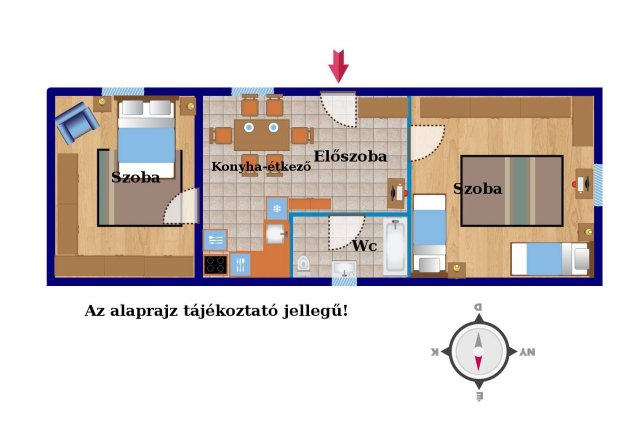 Eladó családi ház, Siófokon 35.9 M Ft, 2 szobás