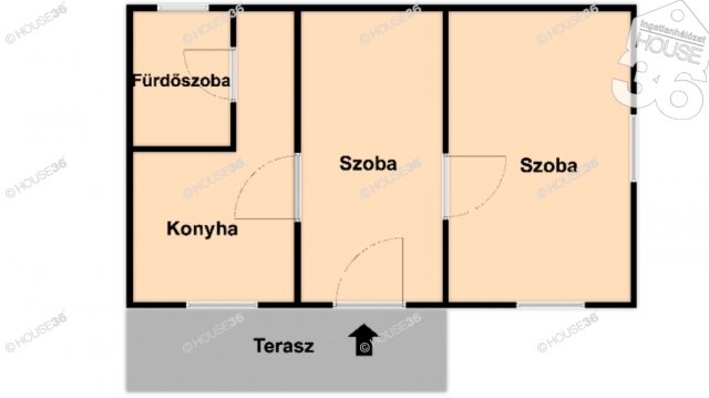 Eladó mezogazdasagi ingatlan, Kecskeméten 24.99 M Ft, 2 szobás