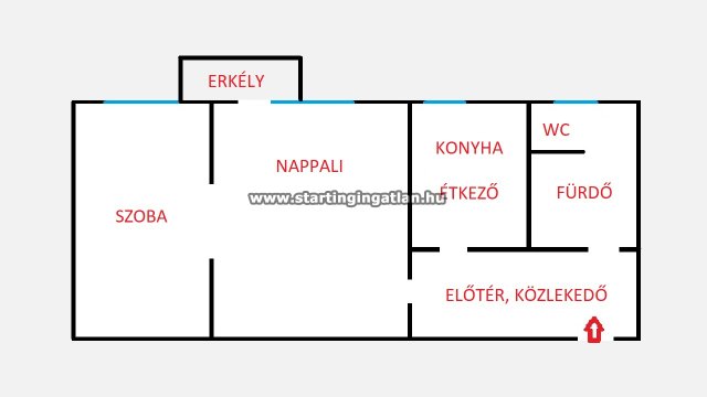 Eladó téglalakás, IV. kerületben, Perényi Zsigmond utcában