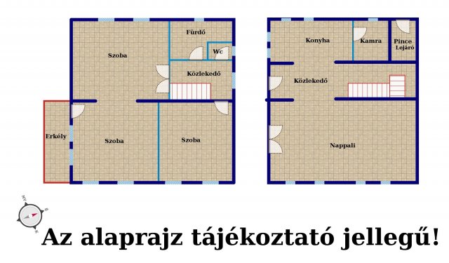 Eladó családi ház, Jászfényszarun 55 M Ft, 4 szobás