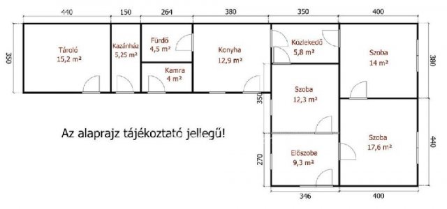 Eladó családi ház, Tószegen 23 M Ft, 3 szobás