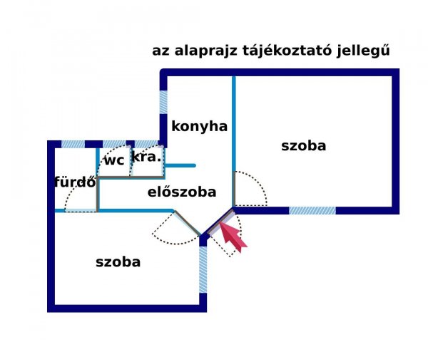 Eladó téglalakás, Budapesten, VI. kerületben, Mozsár utcában