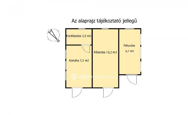 Eladó családi ház, Kiskunlacházán 18.5 M Ft, 1+2 szobás