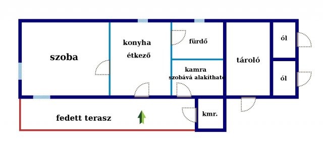 Eladó családi ház, Fülöpszálláson 5.99 M Ft, 1 szobás