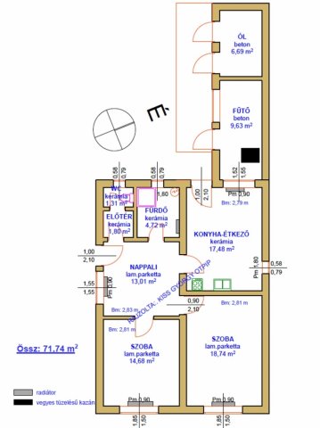 Eladó családi ház, Tiszafüreden 15.9 M Ft, 2 szobás