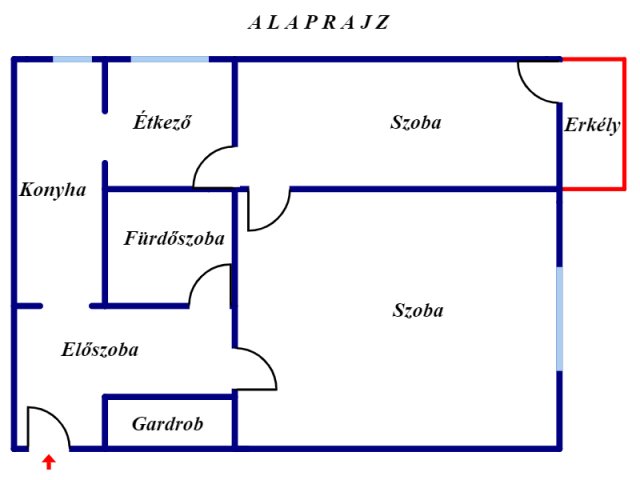 Eladó téglalakás, Tiszavasváriban 15.6 M Ft, 2 szobás