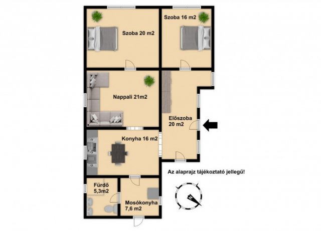 Eladó családi ház, Acsában 57 M Ft, 3 szobás