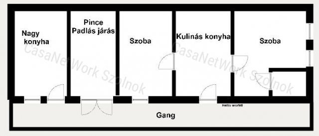 Eladó családi ház, Kunmadarason 6 M Ft, 2 szobás