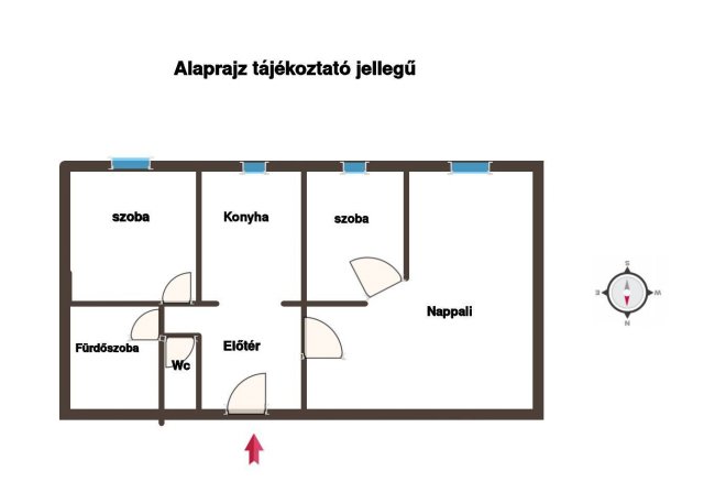 Eladó panellakás, Székesfehérvárott 39.9 M Ft, 1+2 szobás