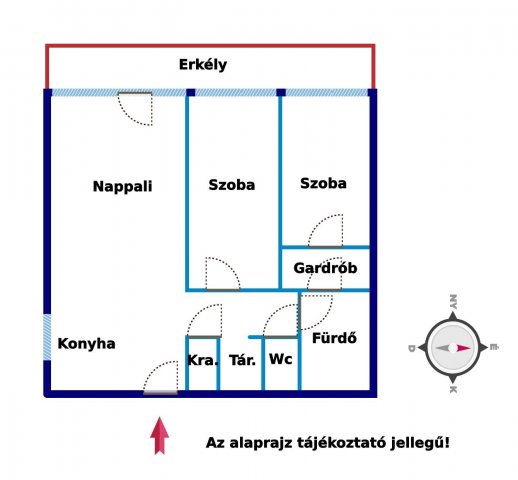 Eladó panellakás, Budapesten, IV. kerületben 63.9 M Ft, 3 szobás