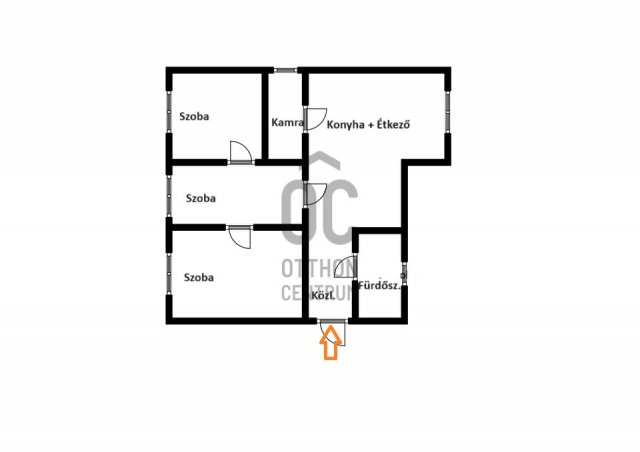 Eladó családi ház, Hajdúszováton 26.5 M Ft, 3 szobás