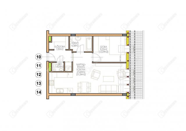 Kiadó téglalakás, albérlet, Székesfehérvárott 236 E Ft / hó