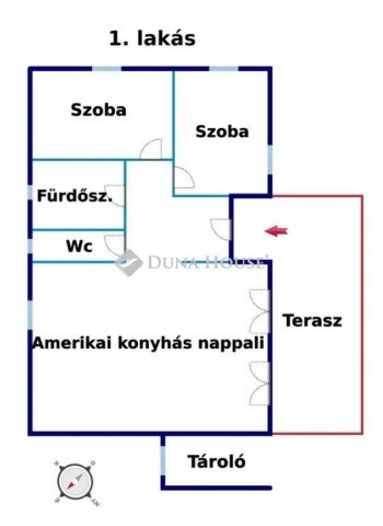 Eladó ikerház, Dabason 71.9 M Ft, 3 szobás / költözzbe.hu