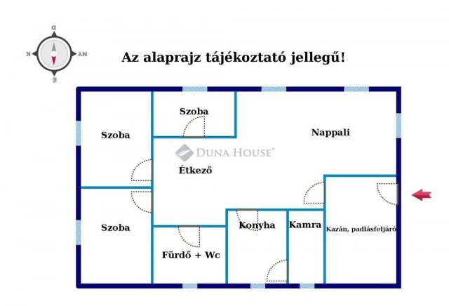 Eladó családi ház, Balatonkeresztúron 48.5 M Ft, 4 szobás