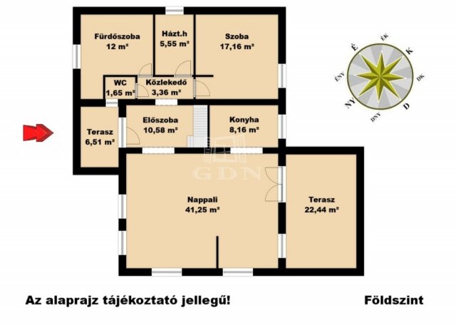 Eladó családi ház, Tápiószecsőn 69.9 M Ft, 4 szobás