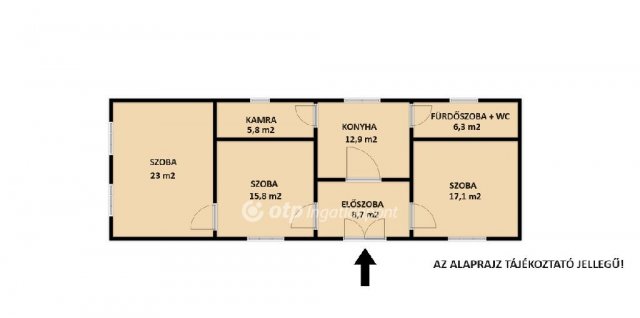 Eladó családi ház, Tótvázsonyban 52 M Ft, 3 szobás