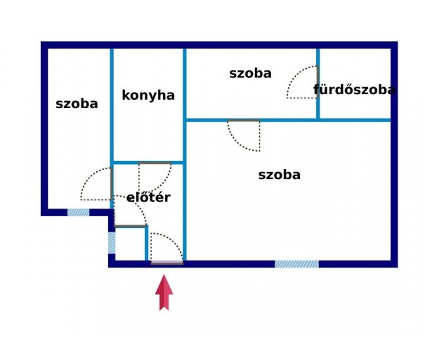 Eladó családi ház, Héregen 7.5 M Ft, 3 szobás