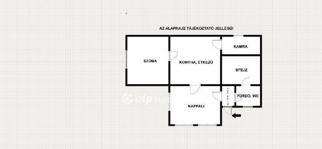 Eladó családi ház, Tápiószőlősön 9.9 M Ft, 2 szobás