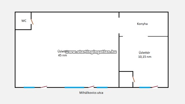 Eladó üzlethelyiség, Budapesten, IX. kerületben 34.6 M Ft