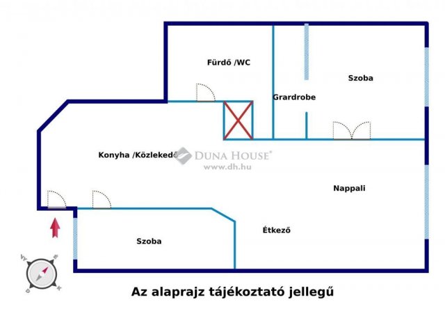 Eladó téglalakás, XIII. kerületben, Visegrádi utcában