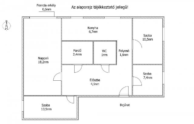 Eladó panellakás, Győrött 46.9 M Ft, 2+2 szobás