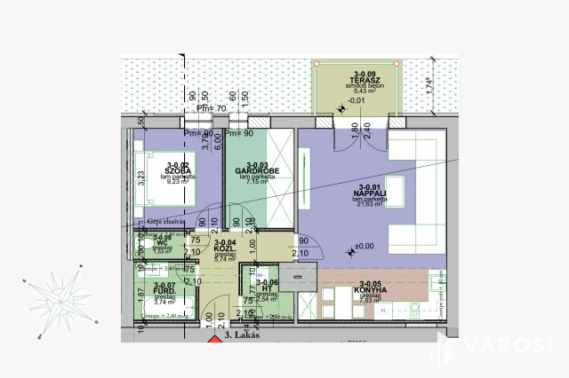Eladó téglalakás, Székesfehérvárott 52.201 M Ft, 2 szobás