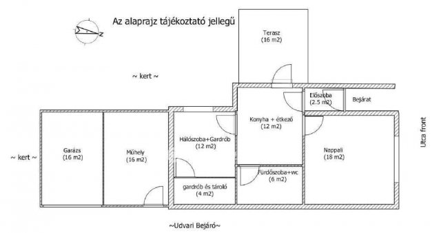 Eladó családi ház, Győrszemerén 39.9 M Ft, 2 szobás