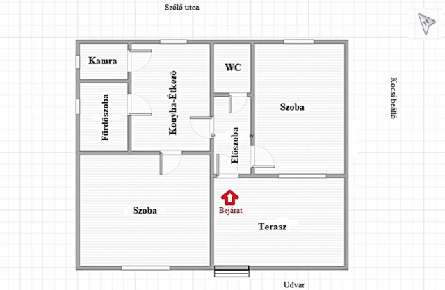 Eladó családi ház, Békéscsabán 37.5 M Ft, 2 szobás