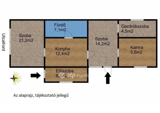 Eladó családi ház, Magyon 22.9 M Ft, 2+1 szobás