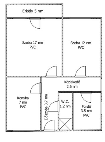 Eladó panellakás, Salgótarjánban 7.19 M Ft, 2 szobás