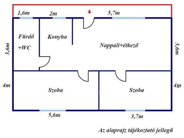 Eladó családi ház, Ballószögön 43.9 M Ft, 3 szobás